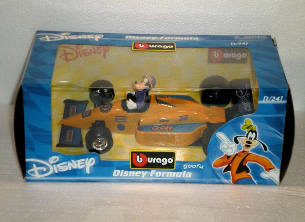 Bburago Disney Goofy 1:24 Diecast F1 Race Car