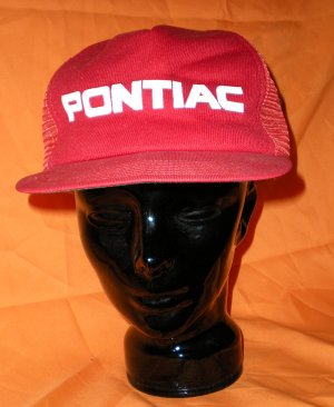 Pontiac Red Adjustable Hat Cap NASCAR Motorsports