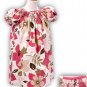 Funky Floral Girls Bishop Dress Size 12m
