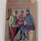Fashion Favorites to Knit and Crochet - Coats & Clark Book No. 160