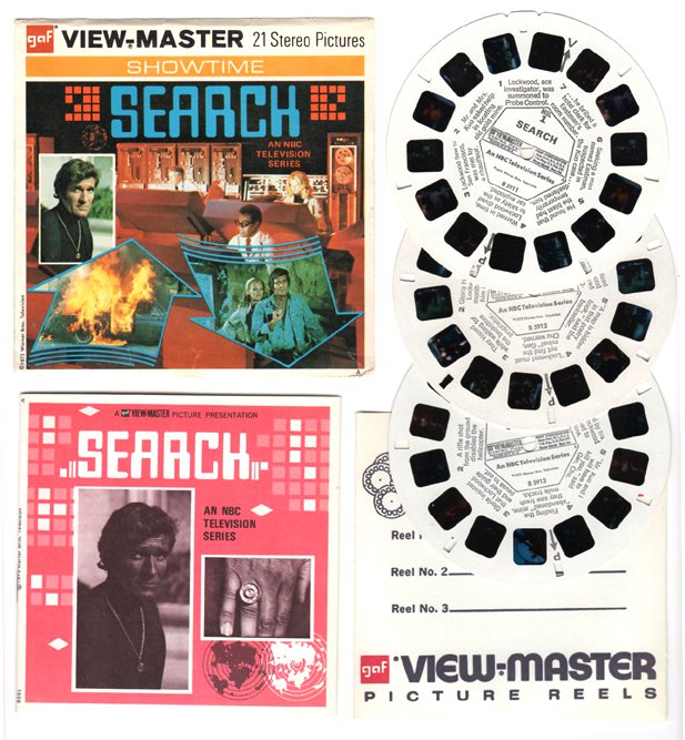 SEARCH Tv Series (1973) - View-Master Set from GAF