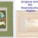 Unicorn Nametag - Original Artwork by artist Linda Michaels