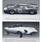 3 Vintage Car trading cards 3 Vintage Car trading cards
