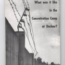 What Was It like In The Concentration Camp at Dachau paperback What Was It like In The Concentration Camp at Dachau paperback