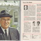 Harry S. Truman, 1884-1972 - Newsweek magazine January 8, 1973 [Volume 81, Issue 2]