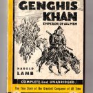 Genghis Kahn Emperor of All Men by Harold Lamb