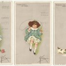Set of 7 Postcards from Swift's Pride Soap in 1907
