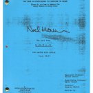 The Danish Blue Affair script photocopy autographed by Noel Harrison