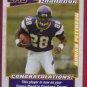 2007 TOPPS FANTASY CHALLENGE ADRIAN PETERSON ROOKIE w/FREE SHIPPING!