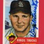 1953 TOPPS ARCHIVES VIRGIL TRUCKS AUTOGRAPH w/FREE SHIPPING!