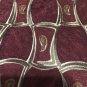 Robert Talbott Men's Tie Burgundy With Green Lattice And Paisleys C-73