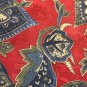 Camden Court Men's Tie Red With Blue Leaves 57" L 3.5 W C26