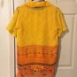 Prianka's Womens 3 Pc Blouse Tank Skirt Set Size S Yellow orange Long Top shirt