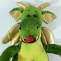 Retired BUILD A BEAR Fire Breathing ENCHANTED DRAGON Plush DINOSAUR BAB Stuffed