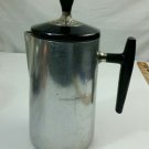 Vtg Wear-Ever Aluminum Stovetop Percolator Coffee Pot # 968 Starburst READ DESC.