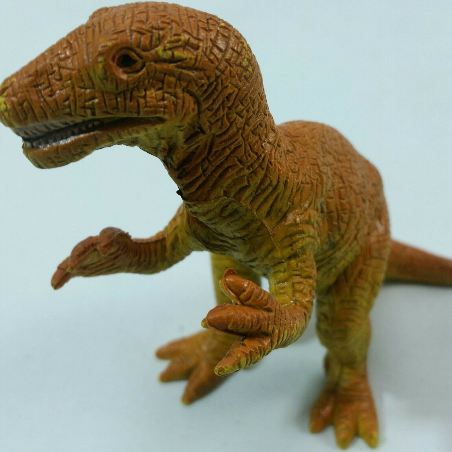 Vintage Hard Plastic Dinosaurs 6 Pc lot