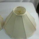 2 ROSEART Double Lined Linen Lampshade White 2 ROSEART Double Lined Linen Lampshade White