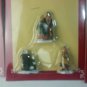 4 different sets of cobblestone CORNERS MINI Santa,, Christmas Village Figurine