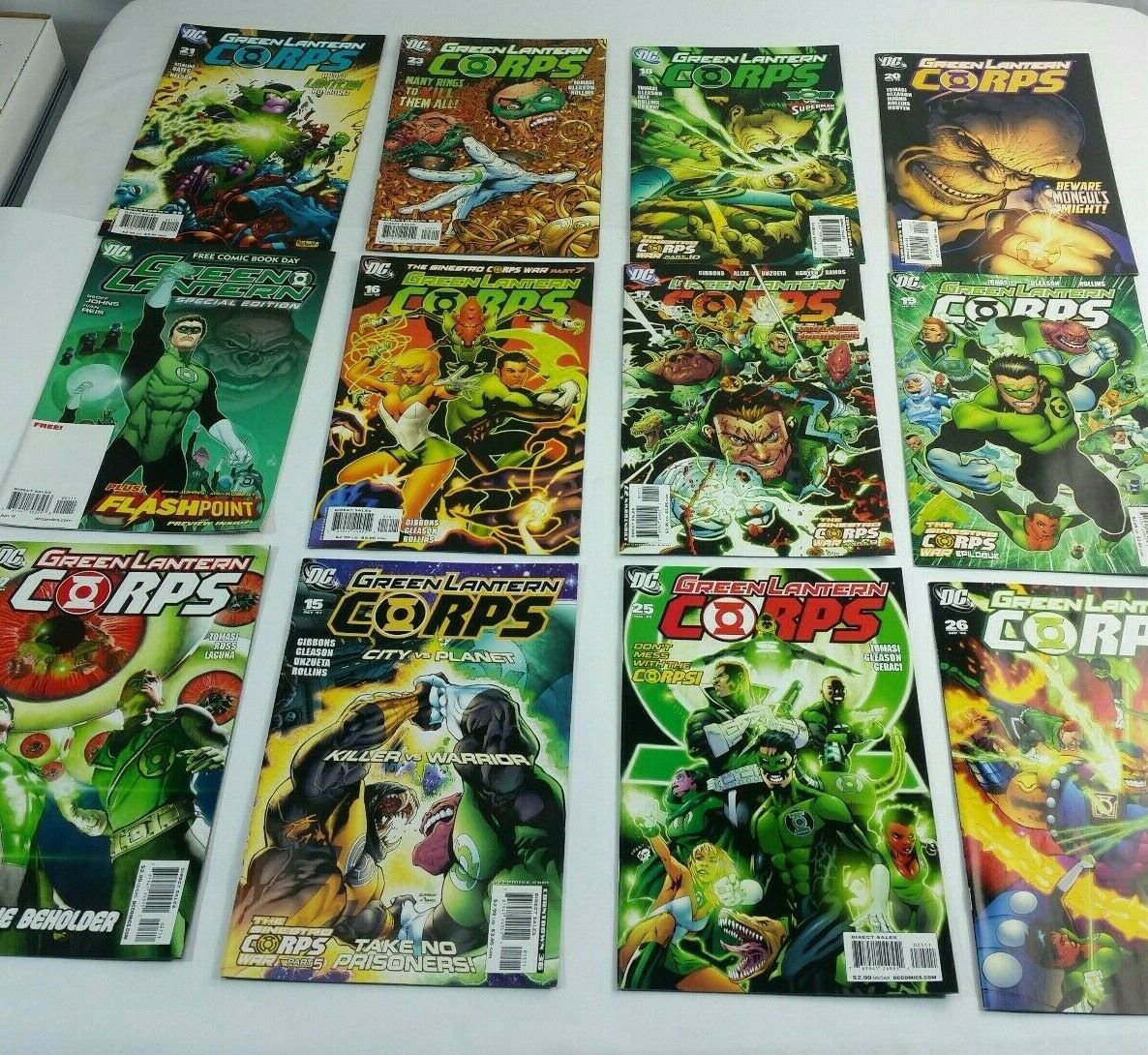 Green Lantern Corps DC Comic 28 Book Lot 2006-2008 Intergalactic Police Force