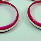 2 Pc Lot OXO Tot Plate Child White Removable Training Ring - Pink Bowl Plastic