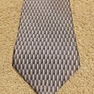 Barrington 100% Silk Men's Tie Navy Blue Geometric USA Barrington 100% Silk Men's Tie Navy Blue Geometric USA