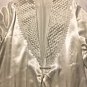 Adonna Woman&acirc;��s Sleep Robe White Size Small CHICO Vintage house coat lounge