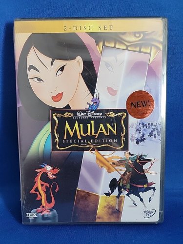 NEW Mulan Special Edition 2 Disc DVD Set - Walt Disney Movie 2004
