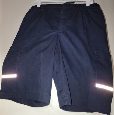 Stan Herman VF Imagewear Work Shorts Reflective Sz 14R L10 Elastic Sides