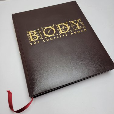 Body The Compete Human Book National Geographic LEATHER Gold Health Digestion