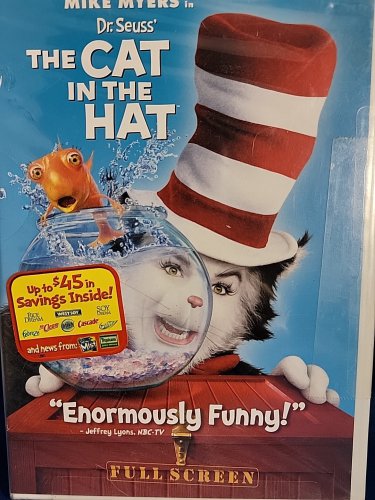 Dr. Seuss' The Cat In the Hat DVD Bloopers Deteted Scenes DREAMWORKS Cat Dance