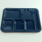 5 Texas Ware Divided Melmac Lunch Trays 6 Compartments melamine Dinner Texasware