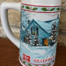 Vintage Miller High Life Beer Stein/Mug "Christmas Winter Scene" - Limited Edition Vintage Miller High Life Beer Stein/Mug "Christmas Winter Scene" - Limited Edition