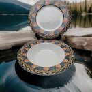 12" Mikasa Sao Paulo Chop Plate Ultima HK700 Round Platter Mosaic Serving Bowl