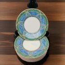 9 Victoria Beale Forbidden Fruit Porcelain Bread Appetizer Dessert Plates Saucer