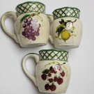 Certified International La Toscana Pamela Gladding Replacement Mug Pear Grape