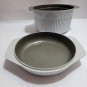Nordic Ware Microwave Oven 2 Quart Round Casserole With Lid Utility Dish Vintage