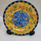 Coventry Strawberry Porcelain Salad Dinner Plate 8.25"” Blue Orange Red Coventry Strawberry Porcelain Salad Dinner Plate 8.25"” Blue Orange Red