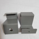 Gray Mounting Hardware Bracket 2x2.75 Heavy Metal Bin Support Mounting Multi-use Gray Mounting Hardware Bracket 2x2.75 Heavy Metal Bin Support Mounting Multi-use