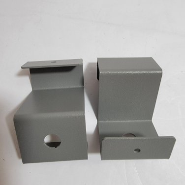 Gray Mounting Hardware Bracket 2x2.75 Heavy Metal Bin Support Mounting Multi-use