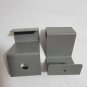 Gray Mounting Hardware Bracket 2x2.75 Heavy Metal Bin Support Mounting Multi-use