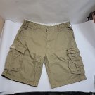 NAUTICA Jeans Men's Khaki 100% Cotton Chino Cargo Shorts Pockets Size 36W