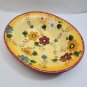 As-is Oneida Kitchen Sunset Bouquet Oval Serving Bowl 14" Floral Hand Painted