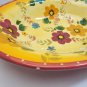 As-is Oneida Kitchen Sunset Bouquet Oval Serving Bowl 14" Floral Hand Painted