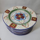 HD Designs Cordova Dinner Plates 11" Table Tops Floral Tuscan Bohemian