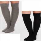 Torrid Over Knee High Cable Knit Socks 2 Pack Gray Navy Women's Size 7-9 WARM