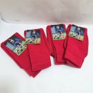 Russell Athletics Socks 4 pr True Red Soccer Football Baseball RTS00AS XS Russell Athletics Socks 4 pr True Red Soccer Football Baseball RTS00AS XS