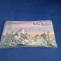 Metal Bookmark Set Mountain Scene Gold Trim & Chain Golden Sunshine New 4pc Set