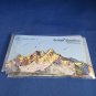 Metal Bookmark Set Mountain Scene Gold Trim & Chain Golden Sunshine New 4pc Set