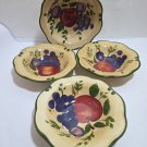 Home Trends GRANADA Fruit Pattern 8" Cereal Salad  Soup Bowl 9.5 Serving Vintage