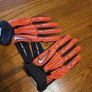 New Nike Superbad NFL Football Gloves PGF269-801 Size XXL Black/Orange Spellout New Nike Superbad NFL Football Gloves PGF269-801 Size XXL Black/Orange Spellout